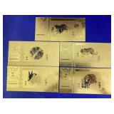 (5) Pieces of Foreign Gold Foil