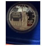 1986 Ellis Island Silver Dollar Proof