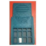 Turquoise Valcambi wallet with 1g silver
