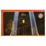 1/4 Grain Gold 911 Card