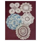 (5) Assorted Doilies