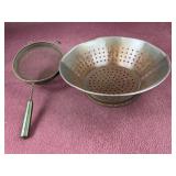 (2) Vintage Strainers, they have rust and wear