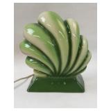 Vintage Seashell Lamp, works
