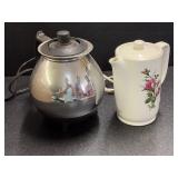 Moss Rose electric teapot, works and Sunbeam