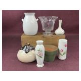 (7) Assorted Vases and Planters, including a