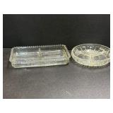 Divided Relish dish, heavy and Vintage Imperial