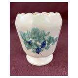 VINTAGE MCCOY USA POTTERY FOOTED PLANTER URN