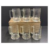 (6) Vintage Beer Steins