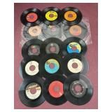 (15) Assorted 45 Records, see all pictures