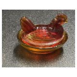 Vintage Hen on a nest, Made In Taiwan, has a