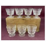 (7) Hazel Atlas Big Town Peanut Butter glasses