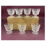 (7) Hazel Atlas Big Town Peanut Butter glasses