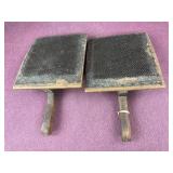 (2) Antique Wool Carders