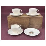 Vintage Wedgwood Conway Cups and Saucers Saucers