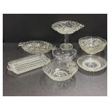 (7) Assorted Serving Bowls and ashtray