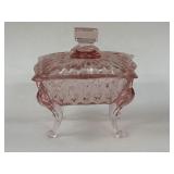Vintage Pink Casket Box Trinket/Candy box, there