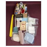 Assorted Bandages, toiletries and more