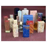 Assorted Avon Perfume/Cologne, and a body talc