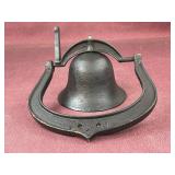 Cast iron Bell, USA, has a little rust