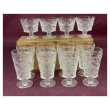 (11) Hazel Atlas Big Top Peanut Butter Goblets