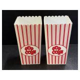 (2) Plastic Popcorn boxes