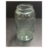 1900-1910 Ball Blue Quart jar #5, rough on the