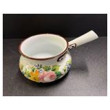 Ceramic pot with flowers
