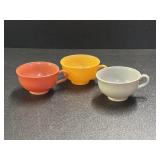(3) Hazel Atlas Ovide mugs