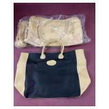 SIGNATURE CLUB A WORLD MAP LARGE TOTE BAG PURSE