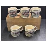 (5) Vintage 1988 Ralph Lauren Polo Coffee Tea