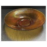 Vintage French Ginger Ribbed Swirl Decorative