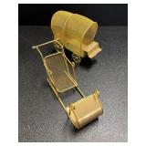 Brass Mesh sleigh and wagon