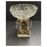 Vintage Hollywood Regency-style pedestal ashtray