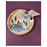 Ducks Hand Embroidery Plastic Canvas woven