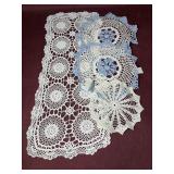 (4) Assorted Size doilies, some are handmade