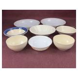 (8) Assorted serving bowls including USA and