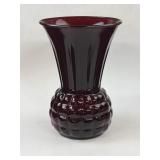 Vintage Anchor Hocking Royal Ruby Large Red Vase