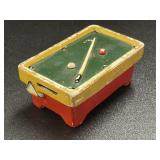 Vintage Ceramic Pool Table Bank, has wear,