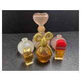 Perfume and Perfume decanters, some are partial