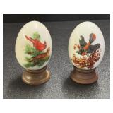 Avon Autumn Oriole Porcelain Egg 'Autumn Brings