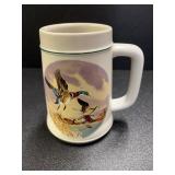 Mallard Ducks Flying Over Water Coffee Mug Beer