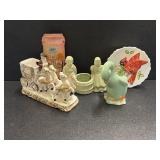 (5) Vintage Wall Pockets and Planters, there is
