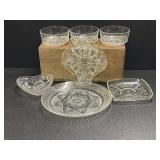 (7) Pieces of assorted glassware