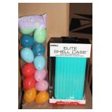 Switch Case, and Plastic Eggs - Qty 240