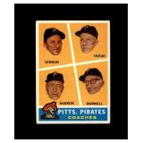 1960 Topps #467 Pirates Coaches VG to VG-EX+
