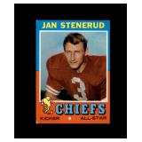 1971 Topps #61 Jan Stenerud EX to EX-MT+