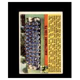1956 Topps #48 Baltimore Colts TC P/F to GD+