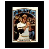 1972 Topps #447 Willie Stargell MISCUT EX+