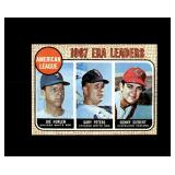 1968 Topps #8 Horlen/Peters/Seibert EX-MT to NRMT+