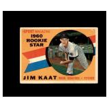 1960 Topps #136 Jim Kaat RS RC VG to VG-EX+